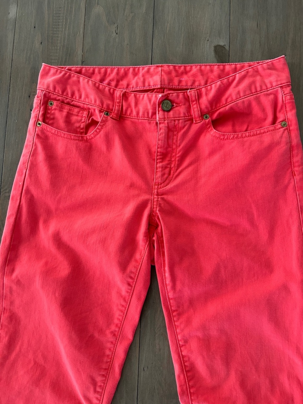 Lilly Pulitzer Orange Jeans Denim Size 6 - Picture 3 of 9